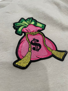 “I Get Money” T-Shirt (Pink/Sand)