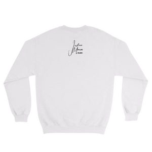 "Want to be Me" Crewneck Sweatshirt (White)